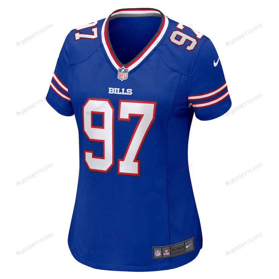 Rondell Bothroyd 97 Buffalo Bills Women's Game Jersey - Royal