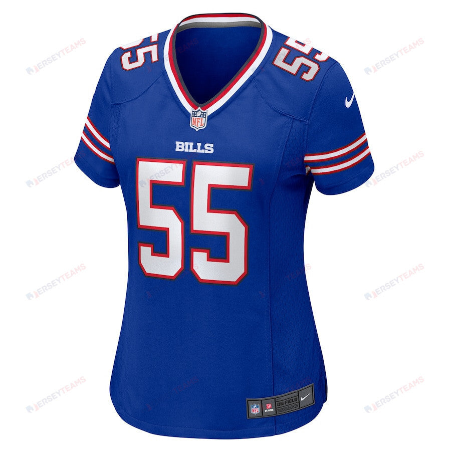 David Ugwoegbu 55 Buffalo Bills Women's Game Jersey - Royal