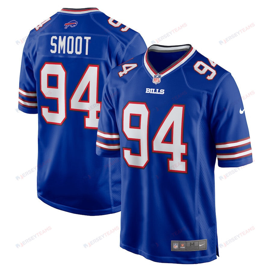 Dawuane Smoot 94 Buffalo Bills Game Men Jersey - Royal