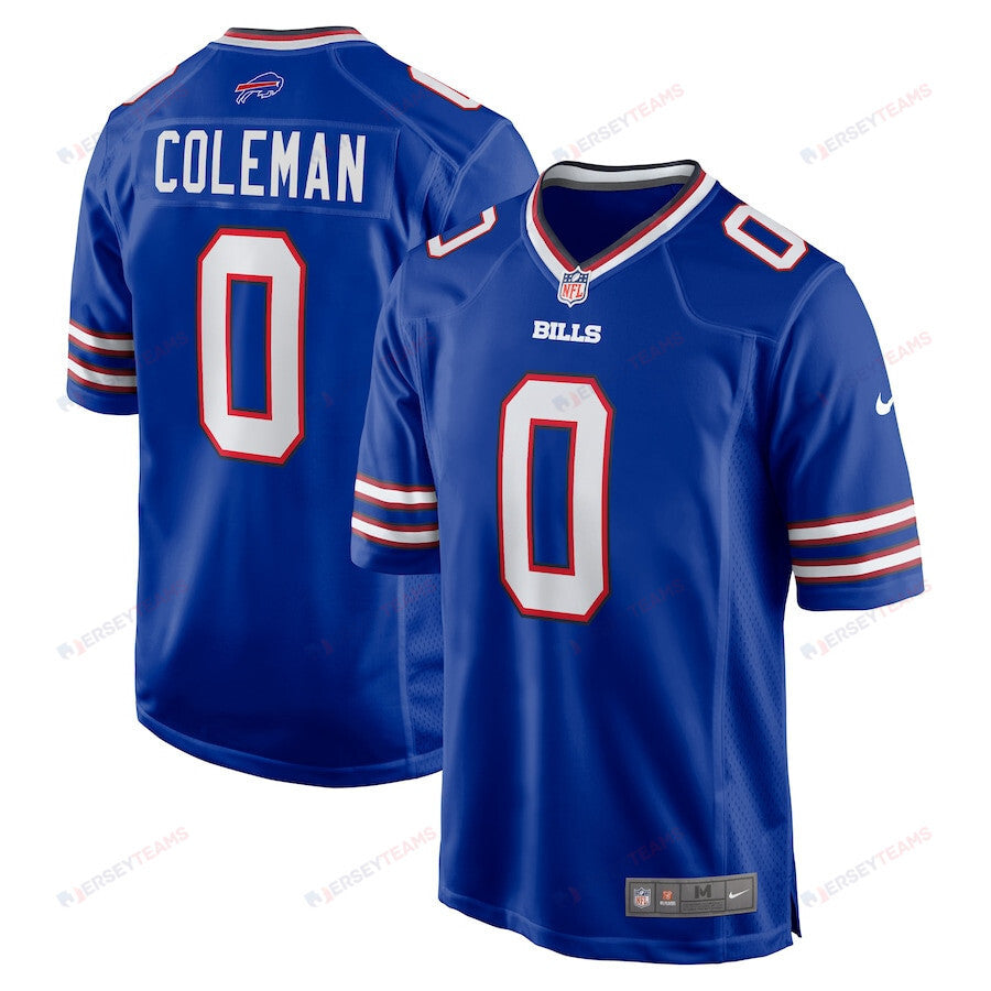 Keon Coleman 0 Buffalo Bills Game Men Jersey - Royal
