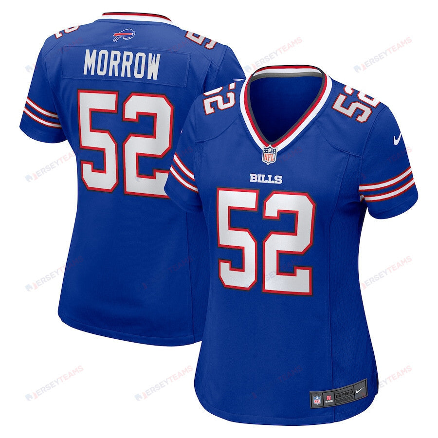 Nicholas Morrow 52 Buffalo Bills Women's Game Jersey - Royal