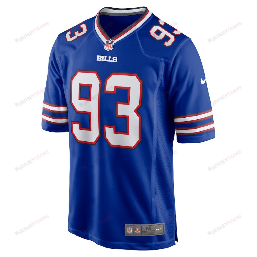 DeShawn Williams 93 Buffalo Bills Game Men Jersey - Royal