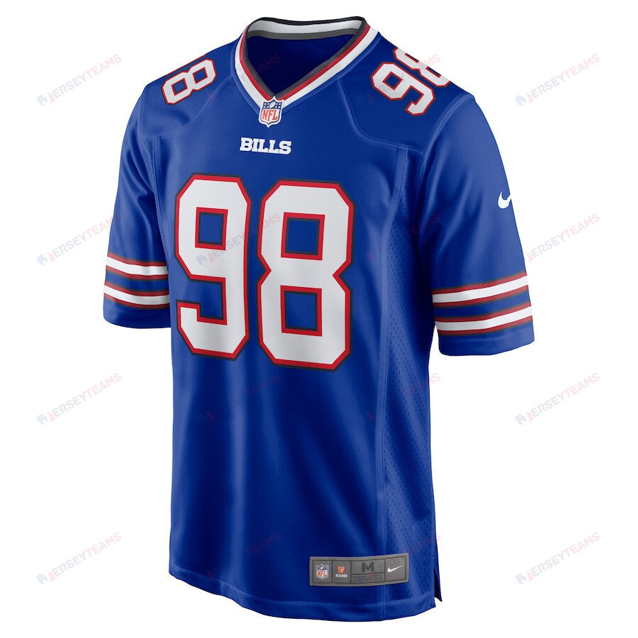 Austin Johnson 98 Buffalo Bills Game Men Jersey - Royal