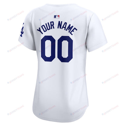 Los Angeles Dodgers Women's 2024 World Series Home Custom Limited Jersey - White
