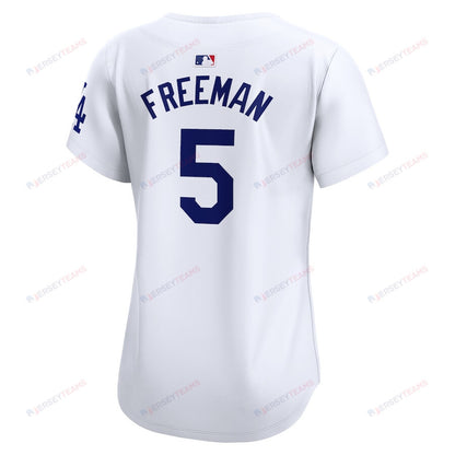 Freddie Freeman 5 Los Angeles Dodgers Women's 2024 World Series Limited Player Jersey - White