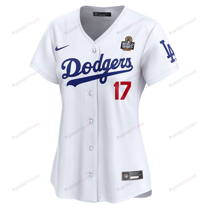 Shohei Ohtani 17 Los Angeles Dodgers Women's 2024 World Series Limited Player Jersey - White