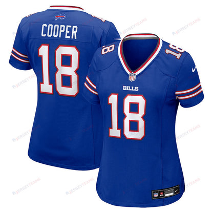 Amari Cooper 18 Buffalo Bills Women's Game Jersey - Royal