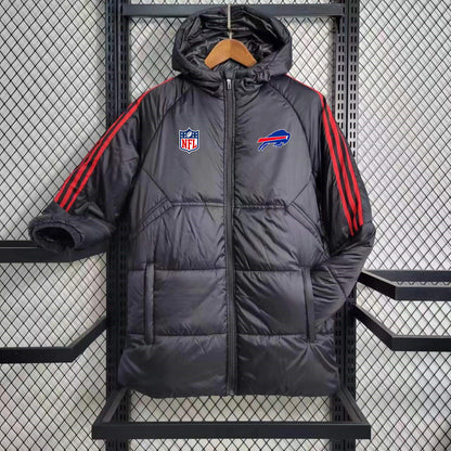 Buffalo Bills Puffer Coat Down Jacket - Black