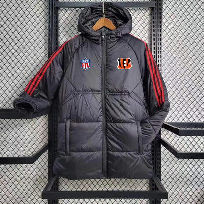 Cincinnati Bengals Puffer Coat Down Jacket - Black