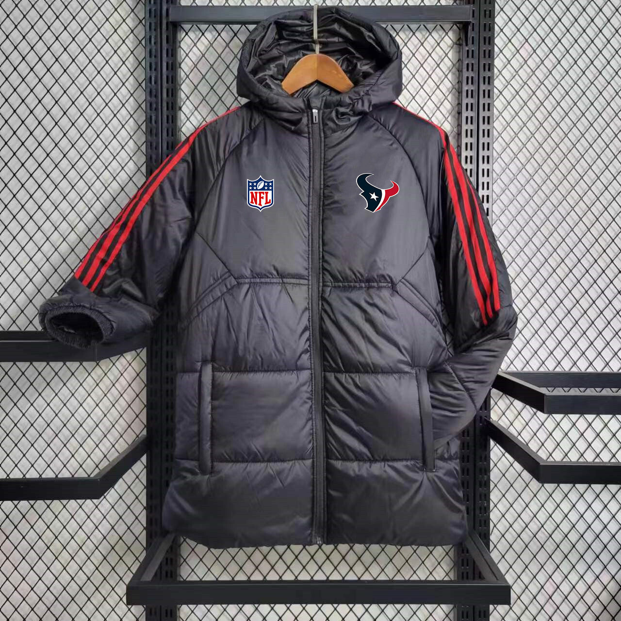 Houston Texans Puffer Coat Down Jacket - Black