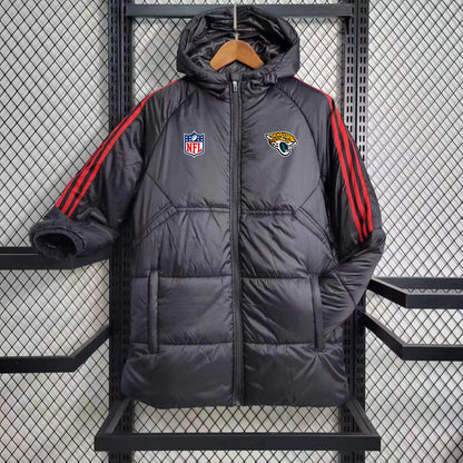 Jacksonville Jaguars Puffer Coat Down Jacket - Black