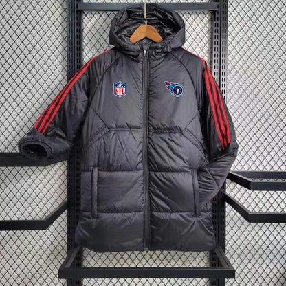 Tennessee Titans Puffer Coat Down Jacket - Black
