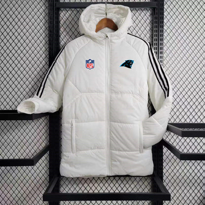 Carolina Panthers Puffer Coat Down Jacket - White