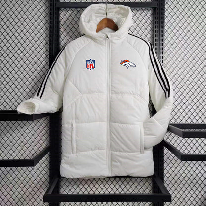 Denver Broncos Puffer Coat Down Jacket - White