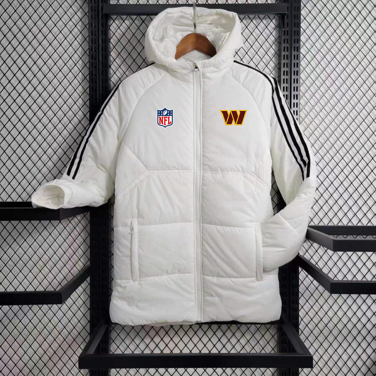 Washington Commanders Puffer Coat Down Jacket - White