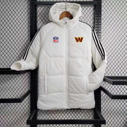 Washington Commanders Puffer Coat Down Jacket - White