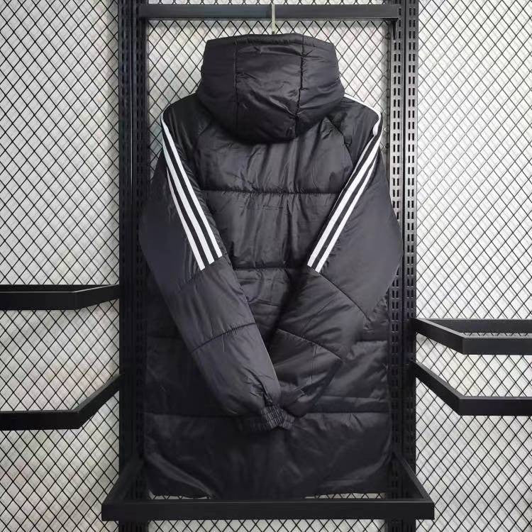 Buffalo Bills White Stripe Coat Down Jacket - Black
