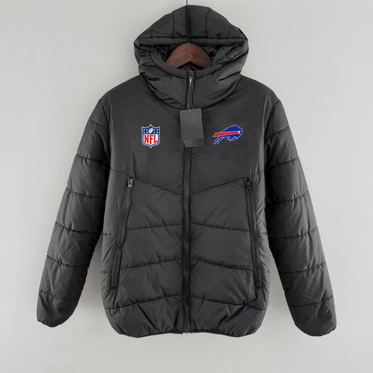 Buffalo Bills Hooded Coat Down Jacket - Black