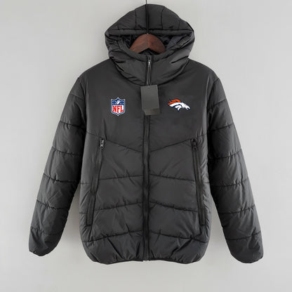 Denver Broncos Hooded Coat Down Jacket - Black