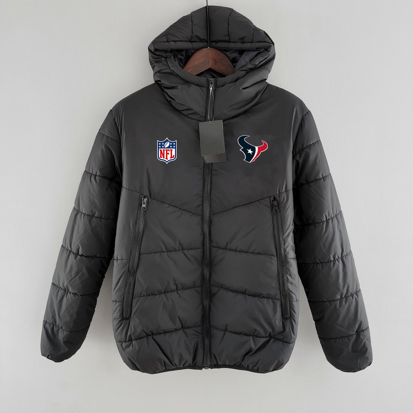 Houston Texans Hooded Coat Down Jacket - Black