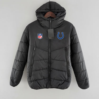 Indianapolis Colts Hooded Coat Down Jacket - Black