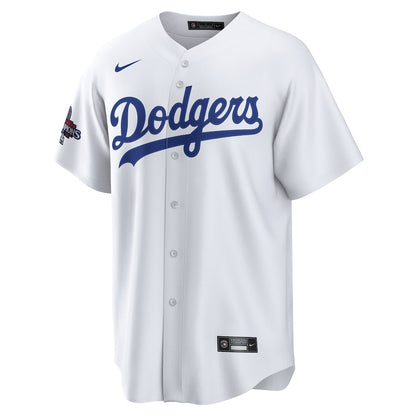 Clayton Kershaw 22 Los Angeles Dodgers 2024 World Series Champions Home Men Player Jersey - White