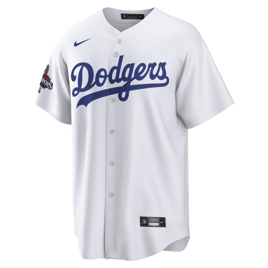 Tommy Edman 25 Los Angeles Dodgers 2024 World Series Champions Home Men Player Jersey - White