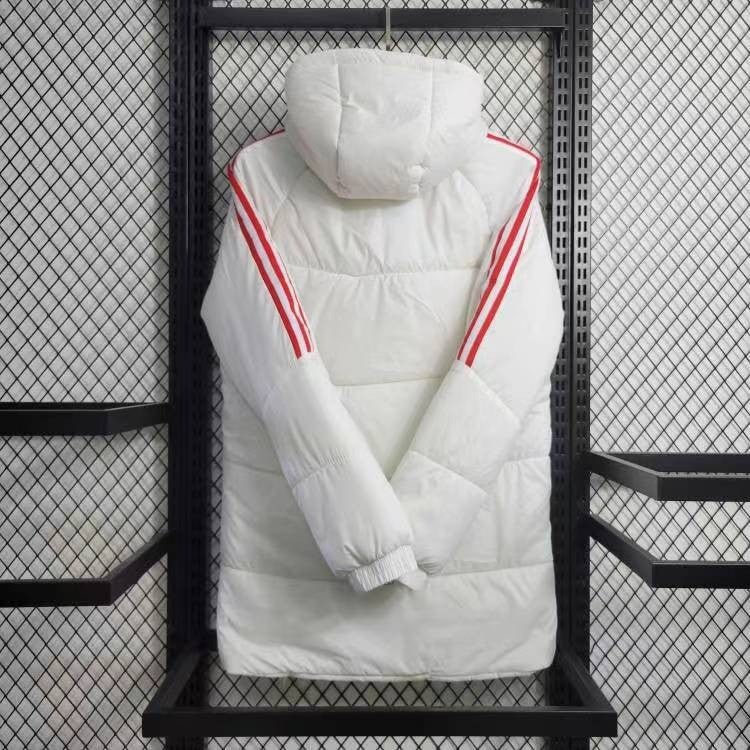 Cincinnati Bengals Hooded Coat Down Jacket - White