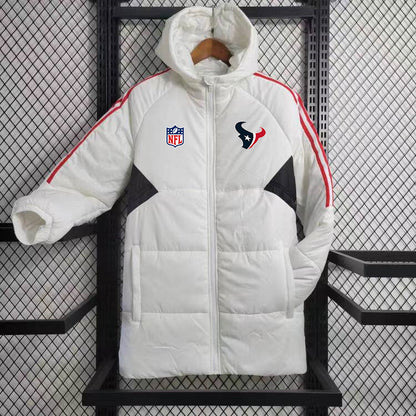 Houston Texans Hooded Coat Down Jacket - White