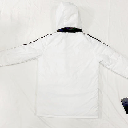 Seattle Seahawks Black Stripes Coat Down Jacket - White