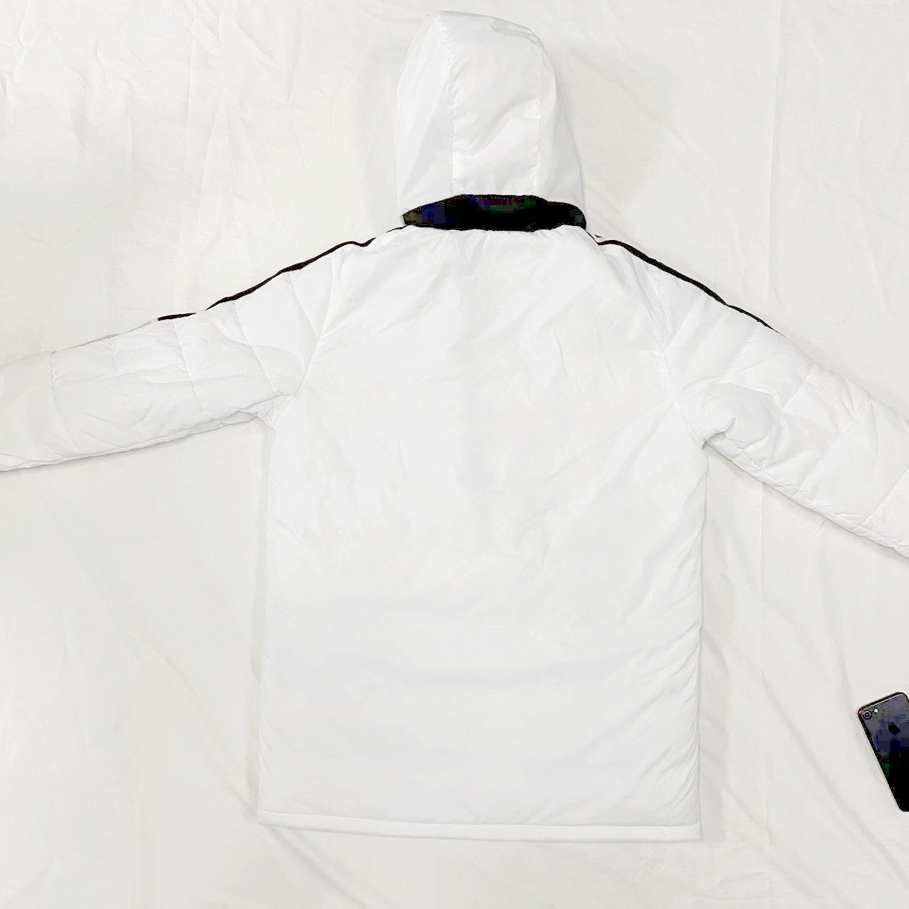 Tampa Bay Buccaneers Black Stripes Coat Down Jacket - White