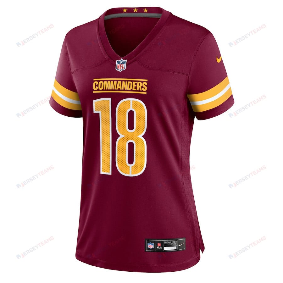Marcus Mariota 18 Washington Commanders Women's Game Jersey - Burgundy