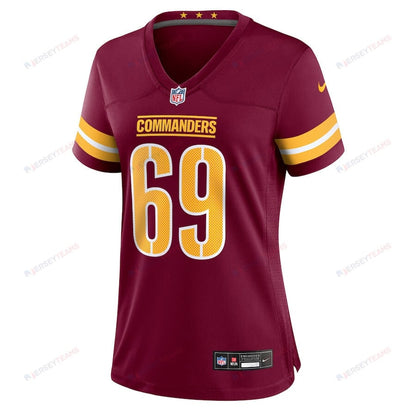 Tyler Ott 69 Washington Commanders Women's Game Jersey - Burgundy