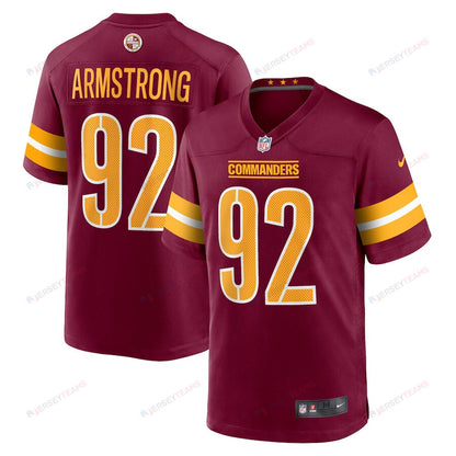 Dorance Armstrong 92 Washington Commanders Game Men Jersey - Burgundy