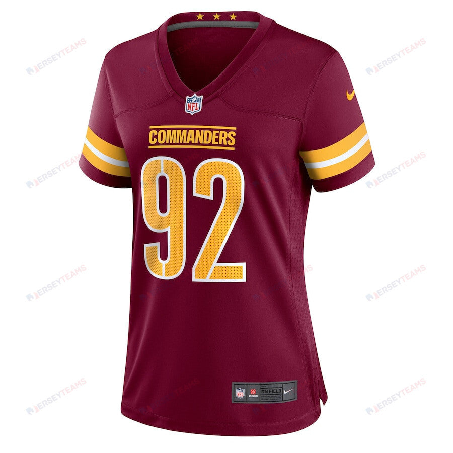 Dorance Armstrong 92 Washington Commanders Women's Game Jersey - Burgundy