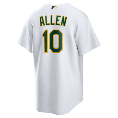 Nick Allen 10 Oakland Athletics Home Men Jersey - White