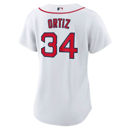 David Ortiz 34 Boston Red Sox Women's Player Jersey - White