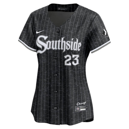Andrew Benintendi 23 Chicago White Sox Women's 2025 City Connect Limited Jersey - Black