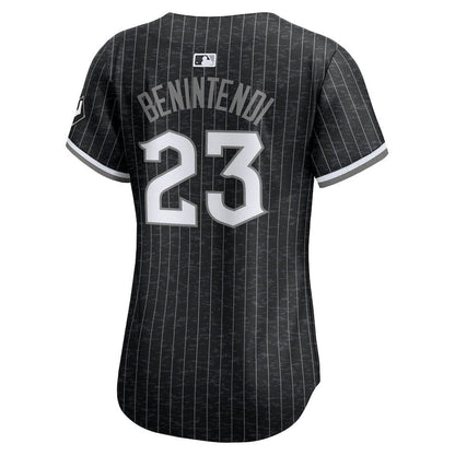 Andrew Benintendi 23 Chicago White Sox Women's 2025 City Connect Limited Jersey - Black