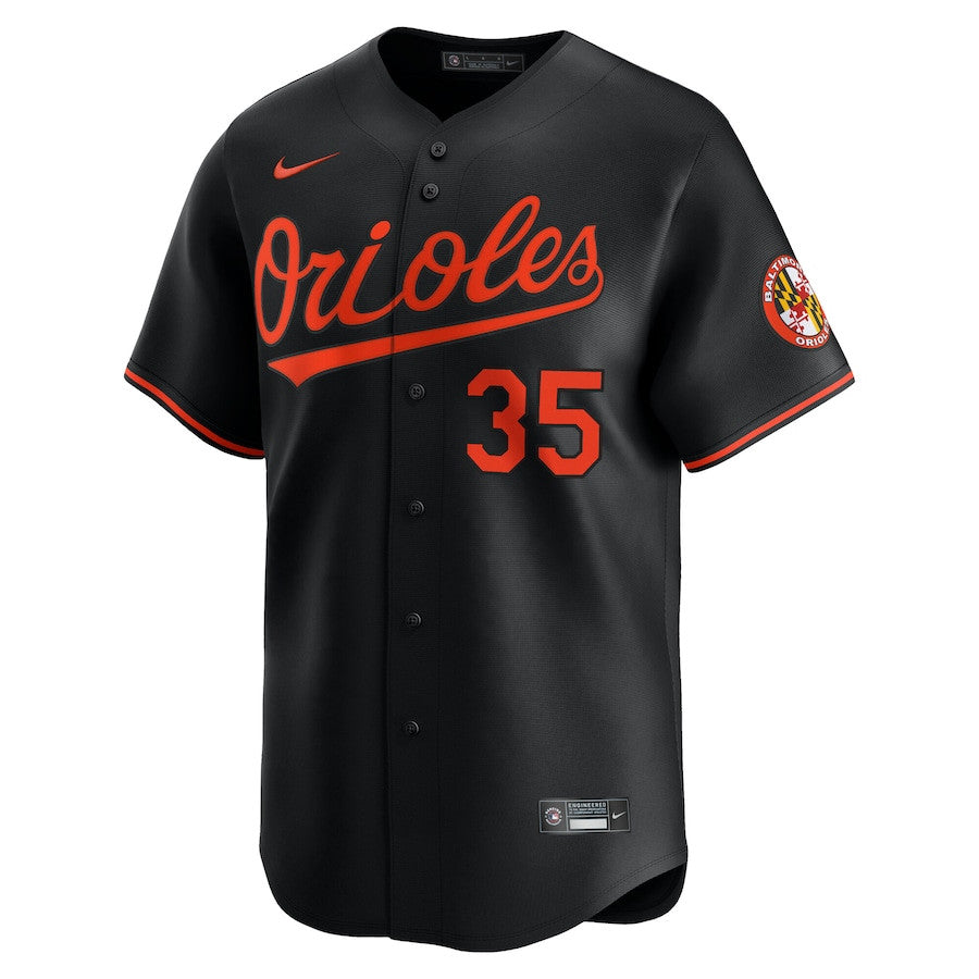 Adley Rutschman 35 Baltimore Orioles Alternate Limited Player Men Jersey - Black