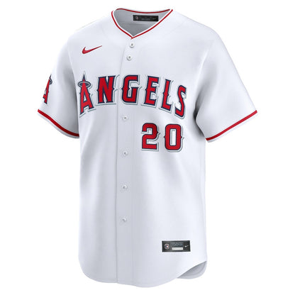 Jared Walsh 20 Los Angeles Angels Home Limited Player Men Jersey - White