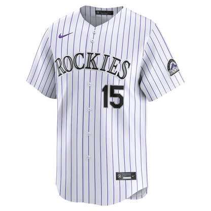 Randal Grichuk 15 Colorado Rockies Home Limited Player Men Jersey - White