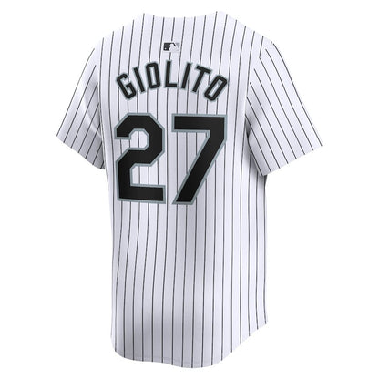 Lucas Giolito 27 Chicago White Sox Home Limited Player Men Jersey - White