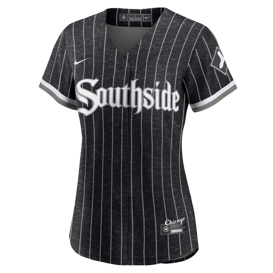 Yoan Moncada 10 Chicago White Sox City Connect Player Women Jersey - Black