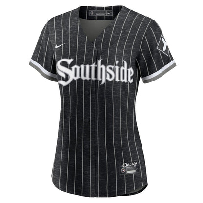 Yoan Moncada 10 Chicago White Sox City Connect Player Women Jersey - Black