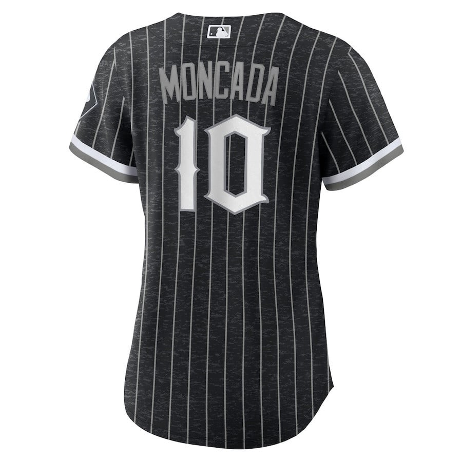 Yoan Moncada 10 Chicago White Sox City Connect Player Women Jersey - Black