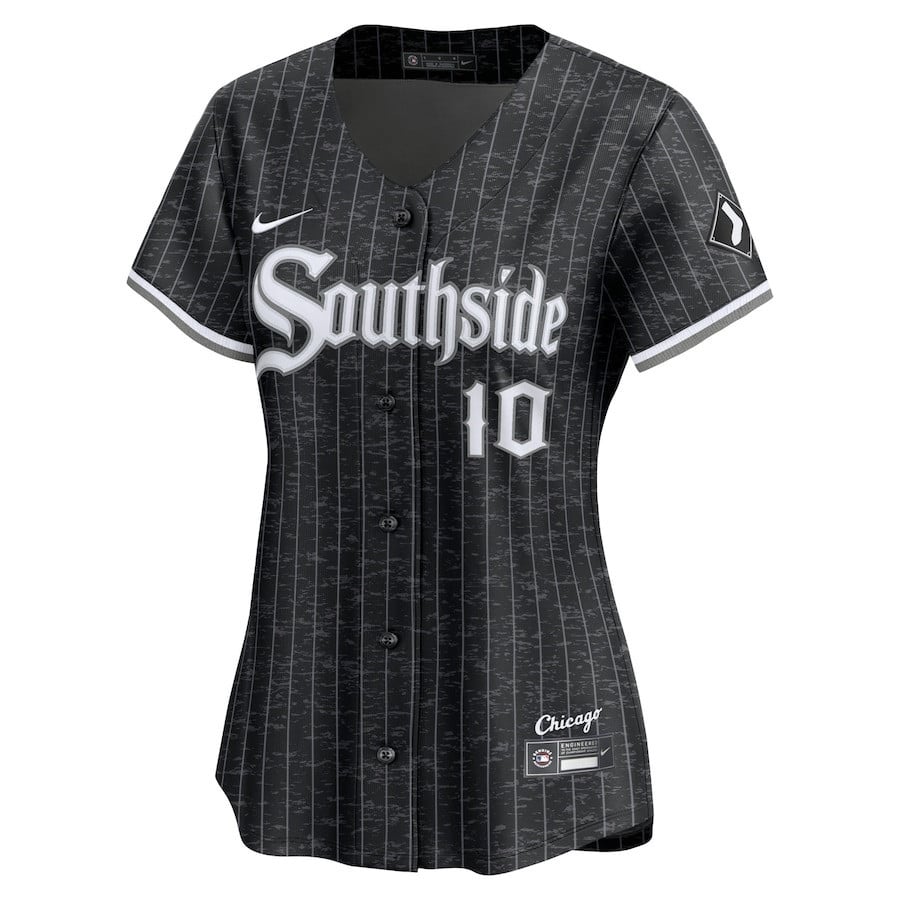 Yoan Moncada 10 Chicago White Sox City Connect Limited Player Women Jersey - Black