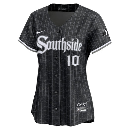Yoan Moncada 10 Chicago White Sox City Connect Limited Player Women Jersey - Black