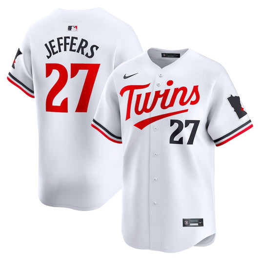 Ryan Jeffers 27 Minnesota Twins Home Limited Player Men Jersey - White