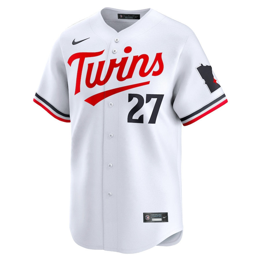 Ryan Jeffers 27 Minnesota Twins Home Limited Player Men Jersey - White